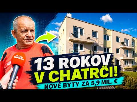 Trinásť rokov žije v chatrči. Na Luníku IX stavajú byty za 5,9 milióna eur.
