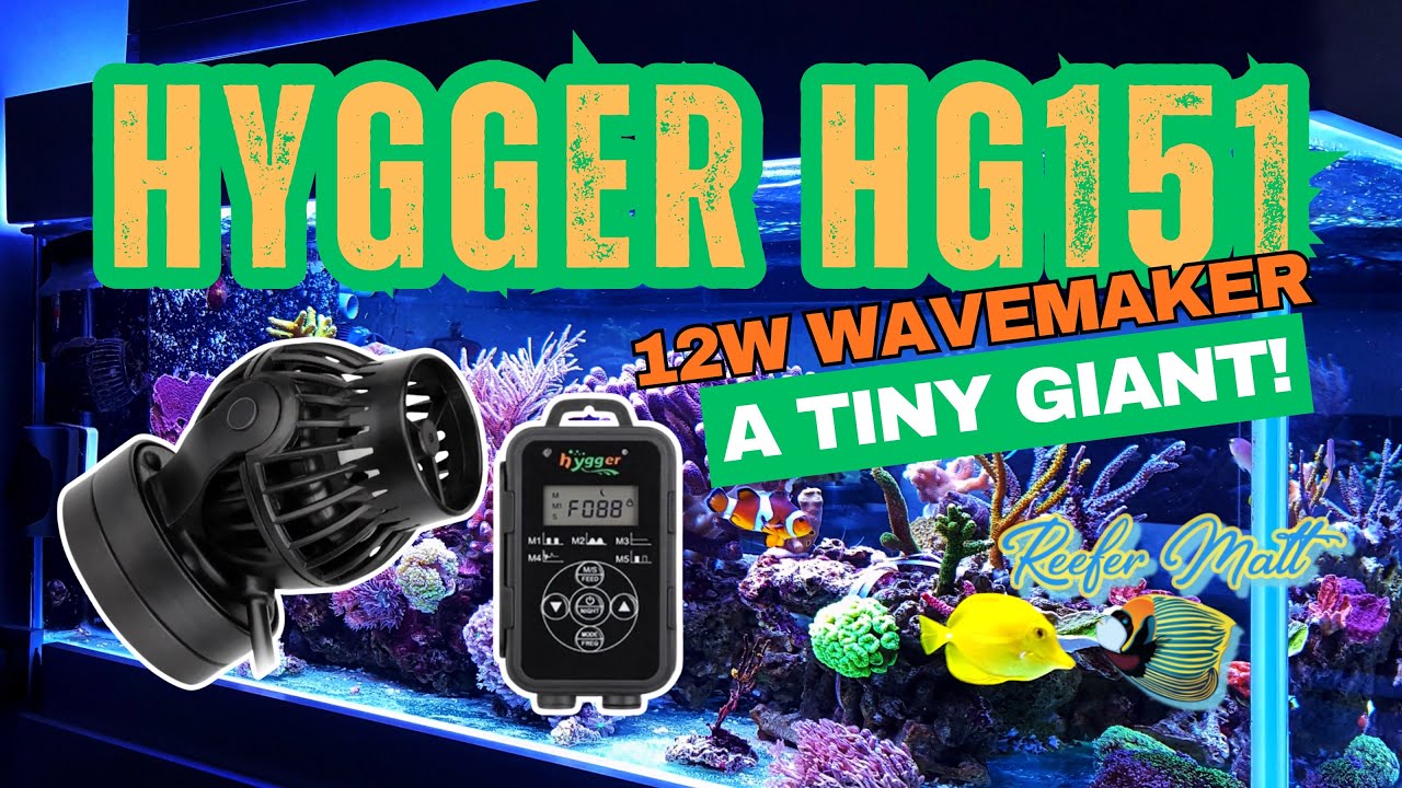 Создайте циркуляцию воды в вашем рифовом аквариуме с помощью волногенератора Hygger HG151!