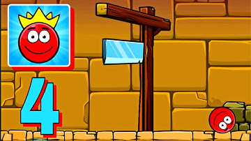 Red ball the holy treasure Gameplay Walkthrough Part 4  (iOS, Android)