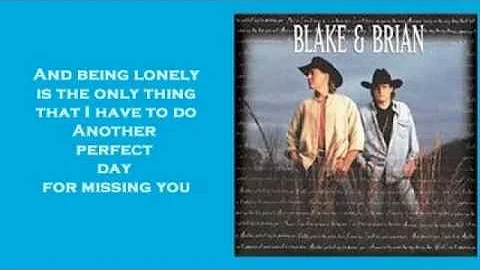 Blake & Brian - Another Perfect Day ( + lyrics 1997)