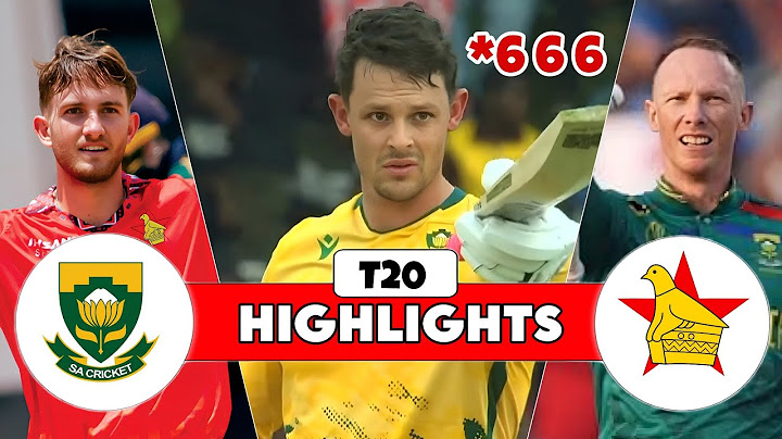 South Africa Vs Zimbabwe T20 Highlights 2025 | SA Vs ZIM 4th T20 Match Highlights 2025 | SA Vs ZIM