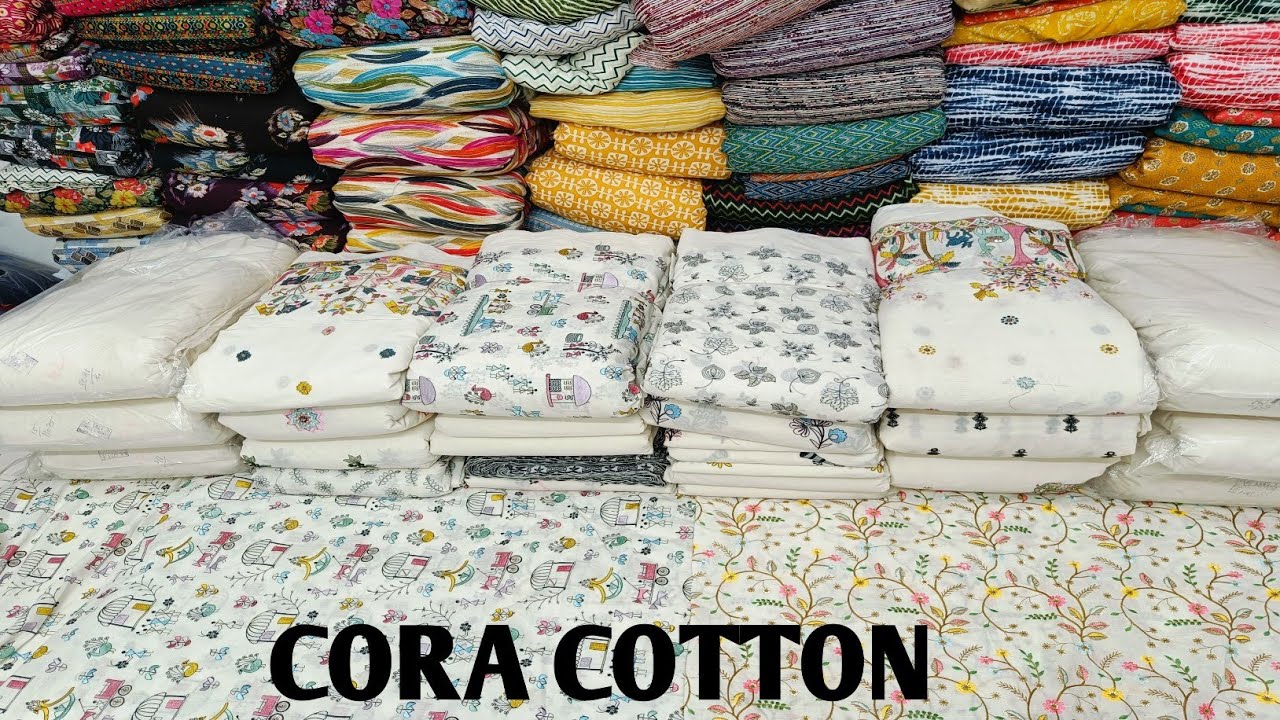 स्पेशल बुटीक फैब्रिक//KORA COTTON FABRIC WHOLESALE IN SURAT, DESIGNER BOUTIQUE FABRIC IN SURAT.