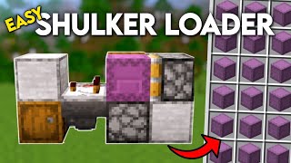 Information Easiest 26.2 SHULKER LOADER Tutorial in Minecraft (Bedrock & Java) Update
