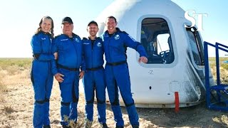 William Shatner completes 'profound' space voyage
