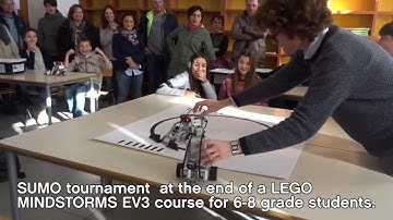 I held a LEGO MINDSTORMS Sumo Tournament