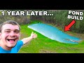 Building my dream pond  1 year later