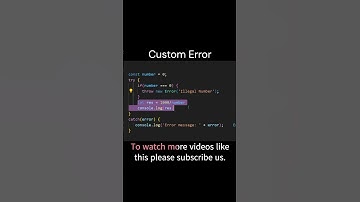 Error Customization in Vanilla JS #shorts #frontend #javascript