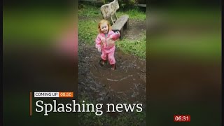 8th 'World Puddle Jumping Championship' (fun stuff) (UK/Global) - BBC News - 22nd October 2020