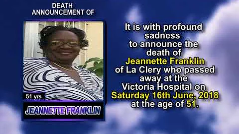 Jeannette Franklin short