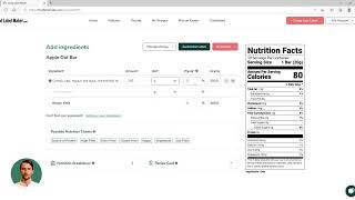 Food Label Maker -Quick Tutorial screenshot 5