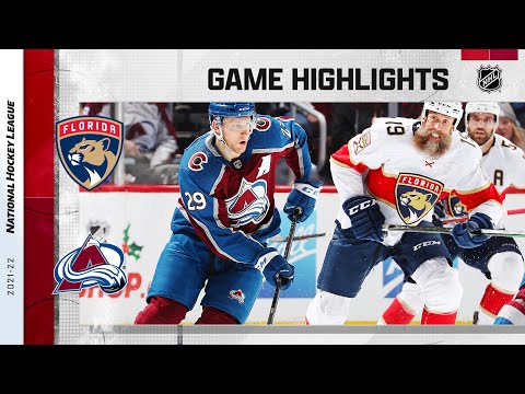 Panthers @ Avalanche 12/12/21 | NHL Highlights