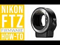 Make sure to do this if you have an FTZ adapter for your Nikon Mirror-less.