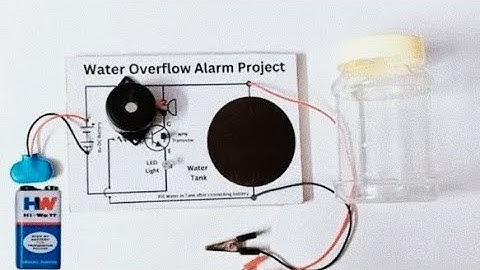 Water Tank Overflow Alarm Science Project Working Model #shortsfeed#shortsvideo #shortsviral #shorts