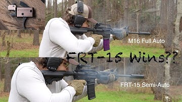 FRT-15 Vs An Actual Machine Gun