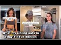 What my sibling eats in a day(TikTok edition)