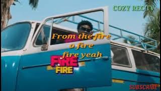 Kuami Eugene - Fire Fire (Lyrics Video)
