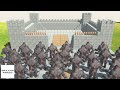 Brick castle defense archers vs ape army animal revolt battle simulator