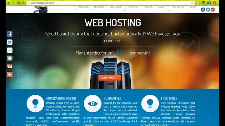 Web Hosting Review - HostGarou.com