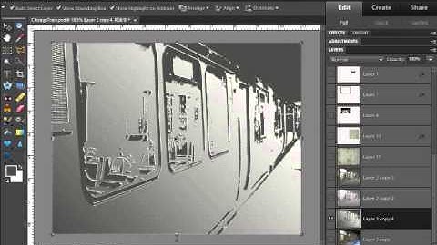 Photoshop Elements Filter Tutorial:  Plaster