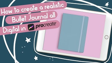 HOW TO CREATE A REALISTIC BULLET JOURNAL DIGITALLY IN PROCREATE | Part 2 + GIVEAWAY