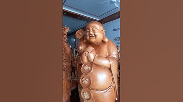 Tượng phật di lặc chúc phúc gỗ hương ta liền khối #đồgỗmỹnghệcaocấp #trending #huânnguyễn
