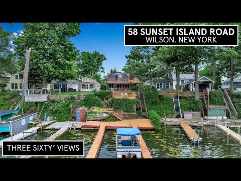 58 Sunset Island Rd, Wilson, NY home video tour