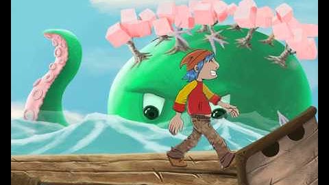 Walk Cycle with parallax background