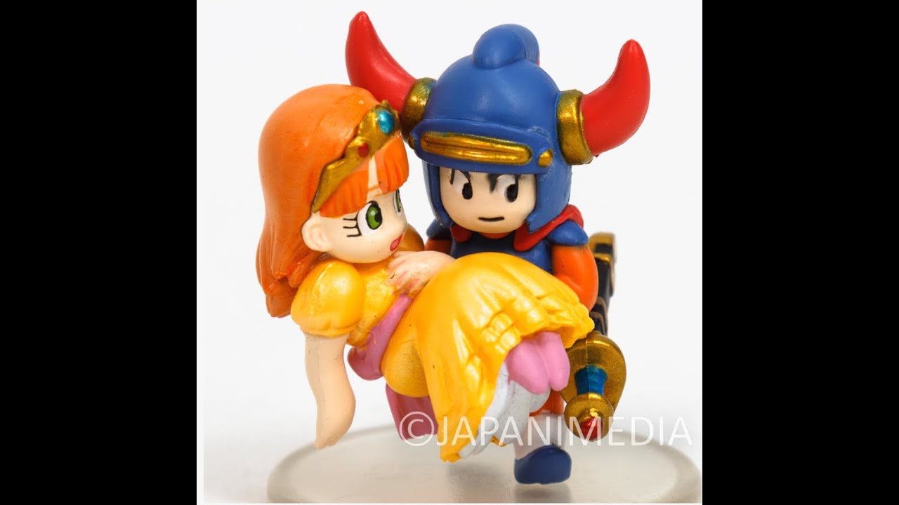 Dragon Quest Mini Figure Hero & Princess Laura JAPAN GAME WARRIOR