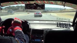SCCA LagunaSeca Sept 13 2014 race 1 start and near end race video