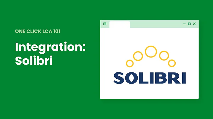 Integration: One Click LCA x Solibri