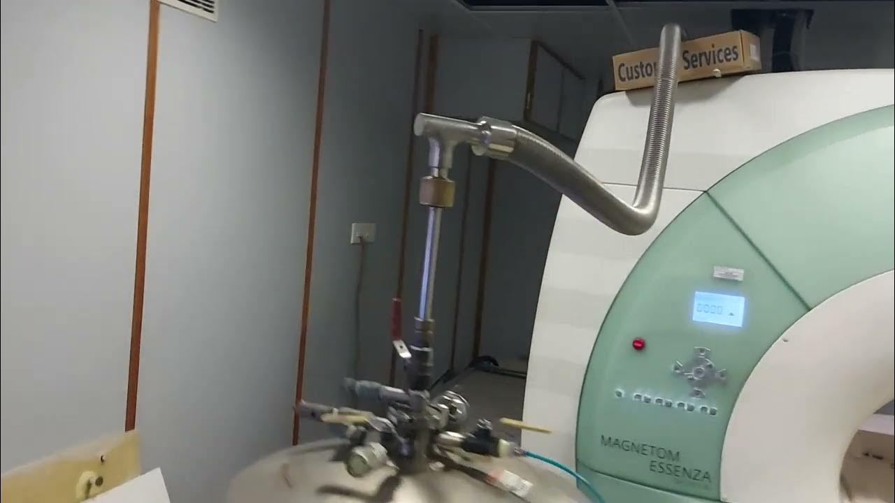 Liquid helium filling supercon MRI YouTube