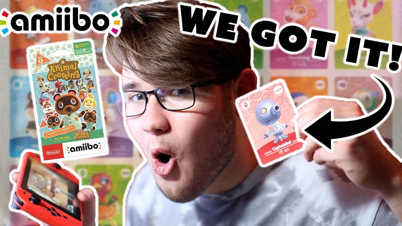 ANIMAL CROSSING AMIIBO CARDS UNBOXING! (Tapping in ACNH)