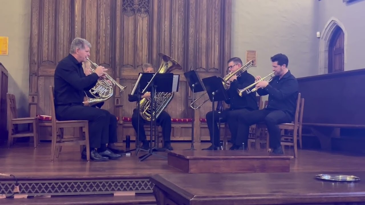 TMMC hosts Brass Quintet 2/12/26, Mississippi Rag by W. H. Krell  Richard Hilson, Trumpet 