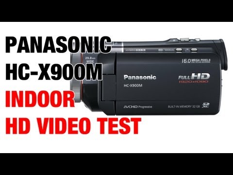 Panasonic HC-X900M Indoor Lighting & Focus Test