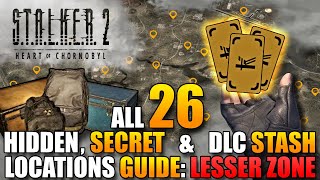 All Secret & DLC Stash Locations: Lesser Zone -  Stalker 2 Guide News