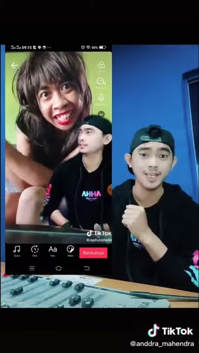 Tik Tok Cara buat Video yang ada latar belakang nya