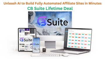 CB Suite Lifetime Deal - Use AI to Build Fully Automated Affiliate Sites in Minutes
