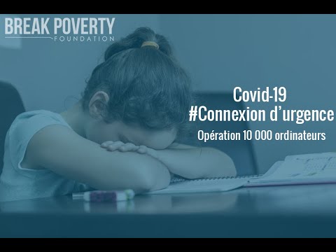Covid-19 - #Connexion d'Urgence : 10 000 ordinateurs pour nos jeunes défavorisés !