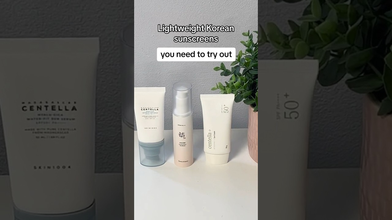 Korean sunscreens you need to try out 