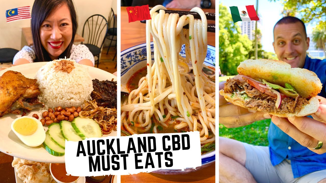 STREET FOOD around the world in AUCKLAND | Malaysian street food + Chinese noodles + Mexican TORTA | Chasing a Plate - Thomas & Sheena