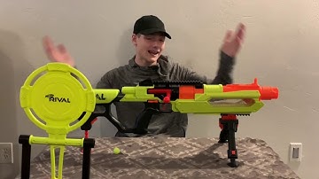 Nerf Rival Edge Jupiter Unboxing/Review(First ever Nerf bolt Sniper!!!)
