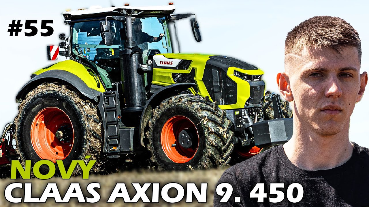 AGRO-Vlog #55 😍 NOVÝ CLAAS AXION 9. 450