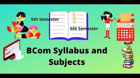 NEP BCom 5th and 6th Semester Syllabus in Karnataka | NEP B.Com Final Year Syllabus in Karnataka