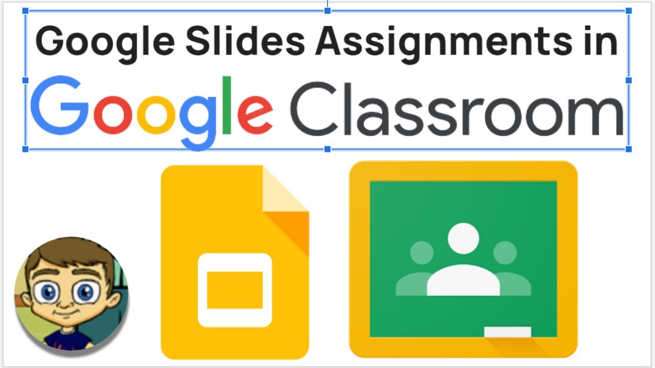 editing google slides for homework on classroom