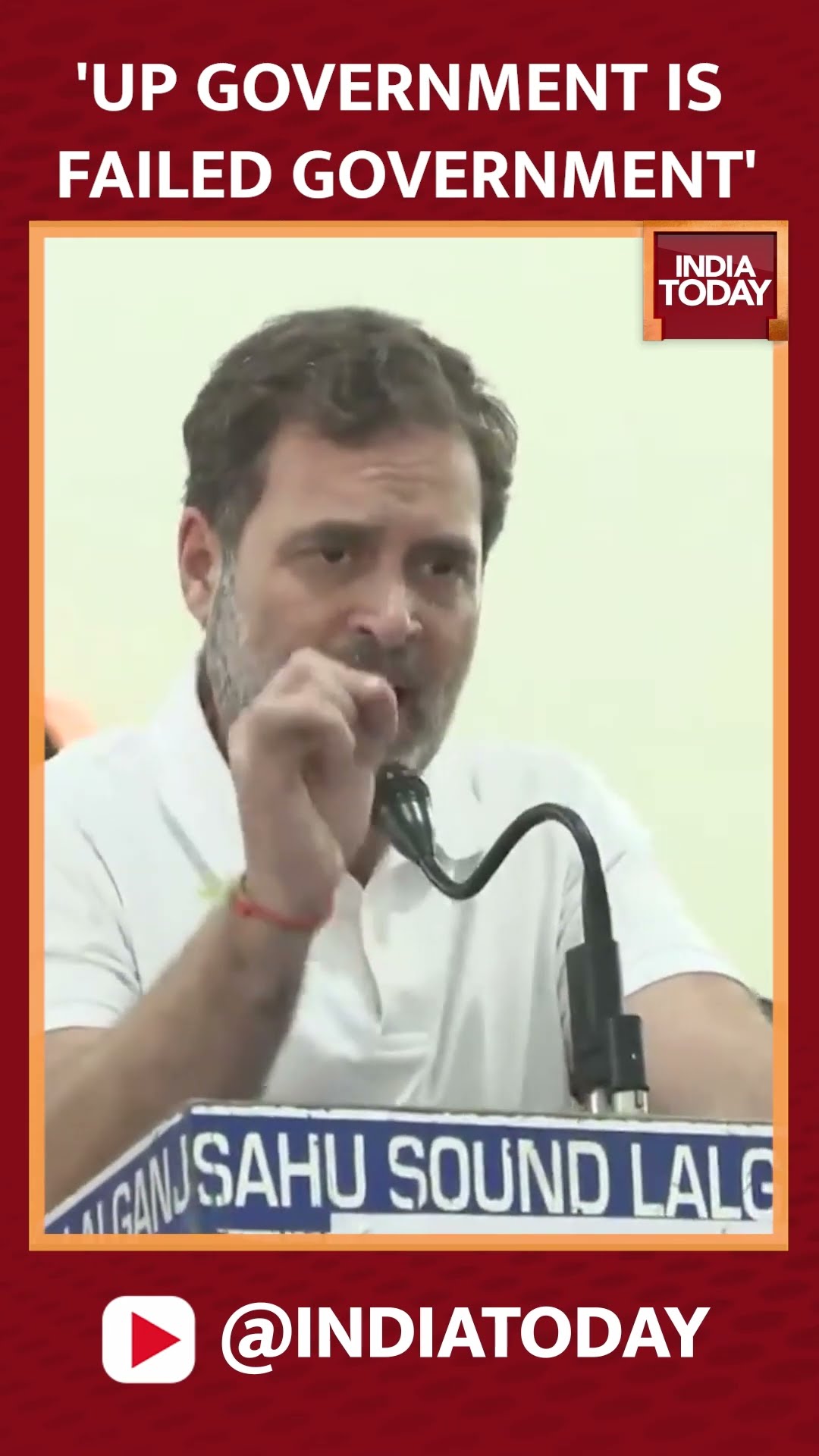 Rahul Gandhi Goes All Guns Blazing Against Yogi Government, Calls UP Govt, A Failed Govt | #shorts