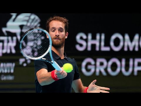 ATP Tel Aviv - Le Français Lestienne atteint les demi-finales après un beau combat contre Cressy