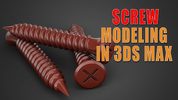 Topology Hard Surface: Correct topology of Screws Modeling In 3ds Max #4 || N°_188