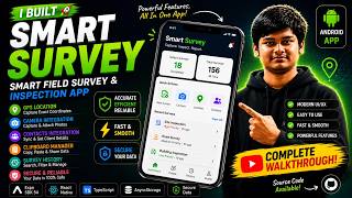 🔥 I Built a Smart Survey App in React Native 📱 | Camera, GPS & Contacts | Full Project Walkthrough