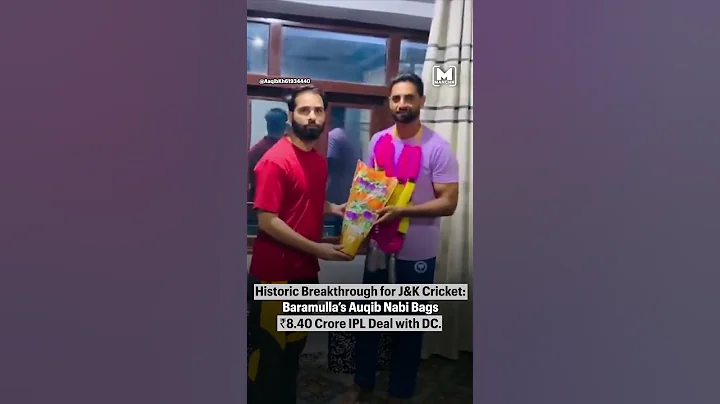 Baramulla pacer Auqib Nabi Dar scripts history for J&K cricket,bags Rs 8.40 crore IPL deal with DC