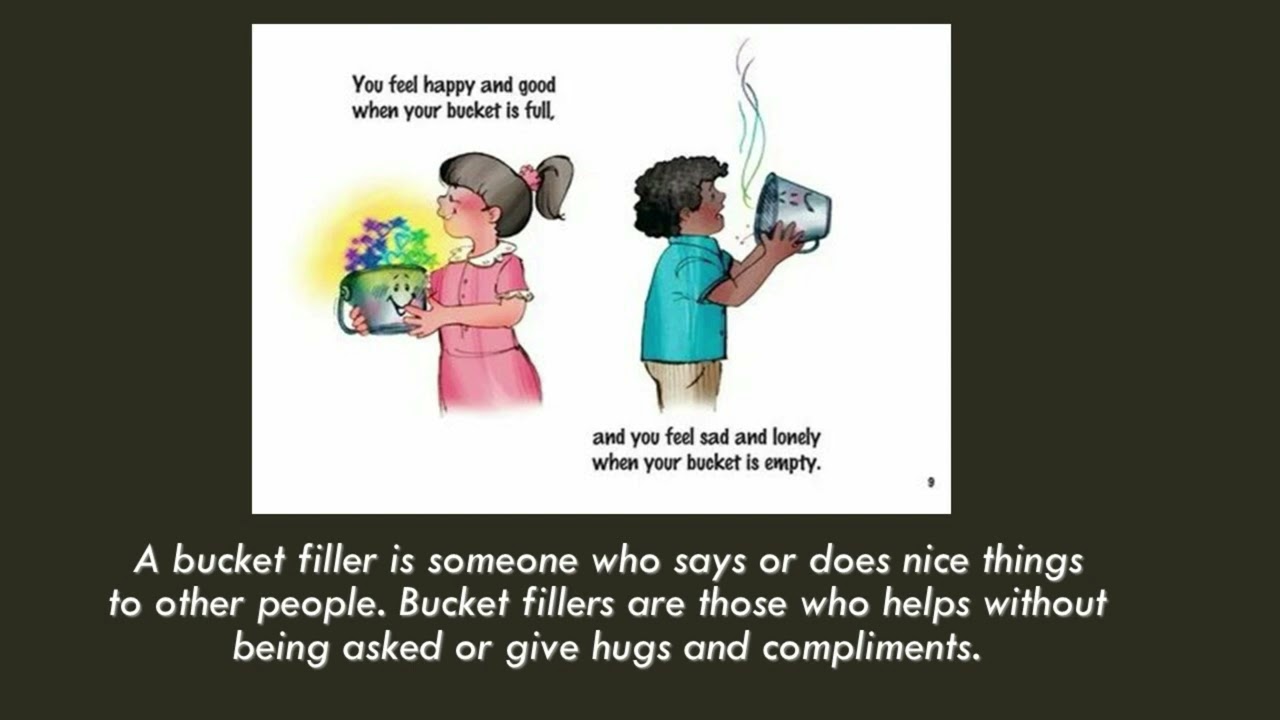 Буктрейлер  на английском языке "Have you filled a bucket today?"